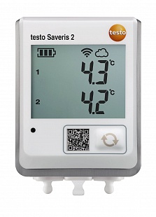 testo Saveris 2-T2 - WiFi-логгер данных температуры c 2-мя разъёмами для внешних зондов NTC или дверных контактов